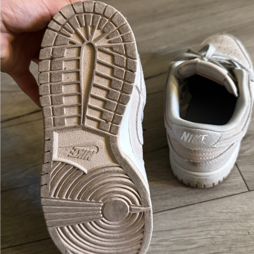 Beige and Gray Casual Sneakers - Picture 3 of 3